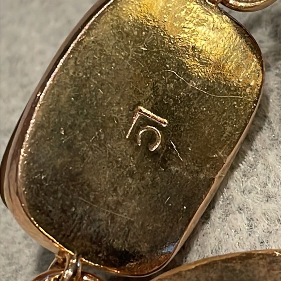 Liz Claiborne Sherbert Bracelet Pink & Orange & gold 7” - Picture 5 of 9